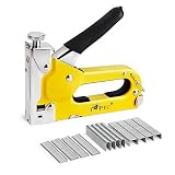 Staple Gun, 3 in 1 Manual Nail Gun with 1800 Staples - Heavy Duty Gun for Upholstery, Fixing Material, Decoration, Carpentry, Furniture