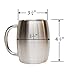Stainless Steel Coffee Beer Tea Mugs - 14 Oz Double Walled Insulated - Set of 2 Avito - Best Value - BPA Free Healthy Choice - Shatterproof