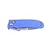 Firebird Knife F704 Pocket Folding Hunting Knife G-10 Handle SS Blade (Blue)