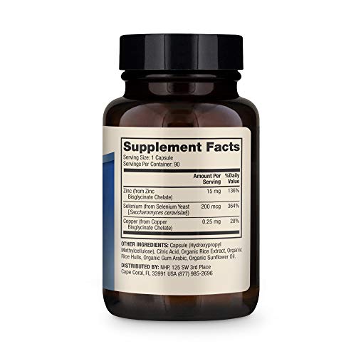 Dr. Mercola Zinc Plus Selenium Dietary Supplement, 90 Servings (90