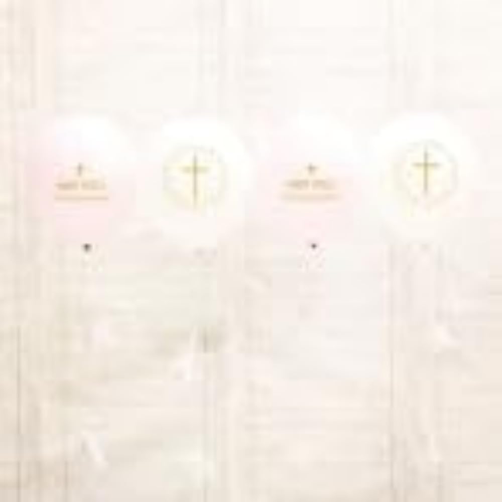 Amscan 9915973 Pink Botanical Cross Tasslatex