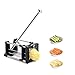 Reliatronic French Fry Cutter, Stainless Steel Potato Cutter, Easy to Clean Vegetable Cutter with 2 Size Durable Blades Perfect for Potato, Onions, Carrots, Cucumbers