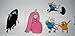 Adventure Time Jumbo Stickers Complete Set of 15 with Jake, Finn, Princess Bubblegum, The Ice King and More!