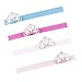 Asufegucd Baby Toddler Elastic Chiffon Flower Headbands Princess Girls Hand Sewing Beads Flower Headwear Nylon (HB219-)