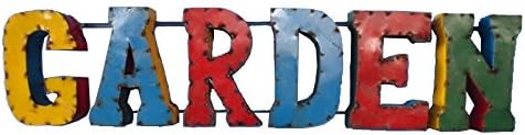 Rustic Arrow Garden with Rebar for Decor, 2 by 45.5 by 12-Inch, Multicolor