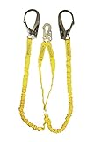 Guardian Fall Protection 11203 IS-72-2R 6-Foot Double Leg Internal Shock Lanyard with Rebar Hook
