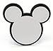 Chroma Graphics 41508 Mickey Mouse Logo Injection Molded Chrome Colored Emblem Decal
