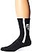 Under Armour Men's Baseball Crew Socks (1 Pair), Black/White, Medium