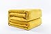 Love's cabin Flannel Fleece Blanket Throw Size Yellow Throw Blanket for Couch, Extra Soft Double Side Fuzzy Plush Summer Blanket, Fluffy Cozy Blanket for Adults Kids or Pet (Lightweight,Non Shedding)