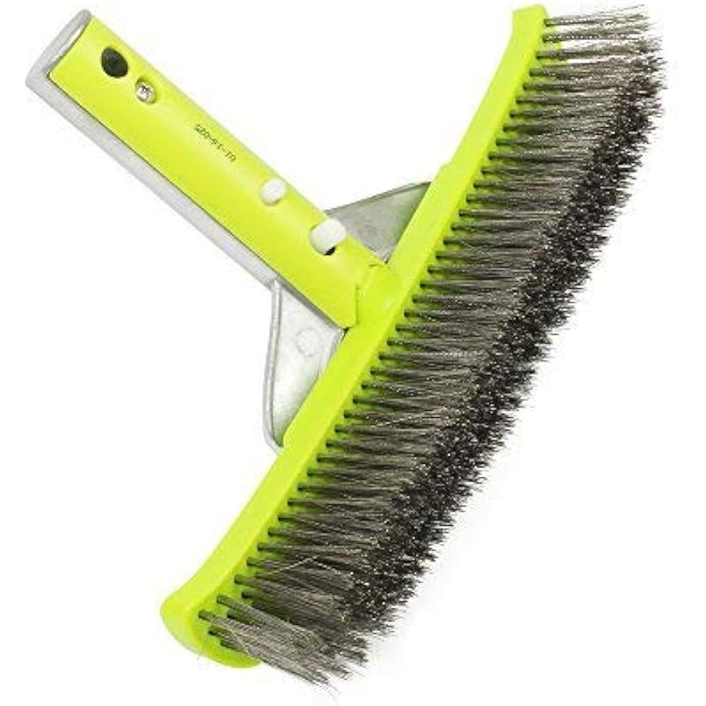 Poolwhale 10 39 39 Heavy Duty Wire Algae Brush With Stainless Steel
