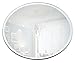 12 Inch Round Mirror Candle Plate with Bevelled Edge Set of 2