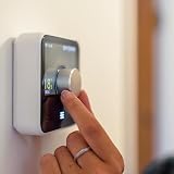 Hive Thermostat for Heating with Hub Black Chrome – Combi Boiler compatible view 6