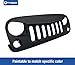 TYGER Angry Grille Shell Replacement fits 2007-2017 Jeep Wrangler JK