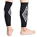 Unisex Calf Compression Sleeve for Shin Splint, Strong Calf Pain Relief 20-25mmHg, Breathable Leg Compression Socks for Sports Flight Air travel Running Cycling Medical Athletes Runners Men Women Pair