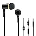 Docooler Anti-radiation Earphone Air Tube 3.5mm Free Noise Reduction Line Control with Mic Black