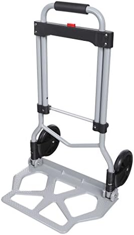 Domtie 2 Wheels Multi-functional Heavy-duty Trolley Folding Hand Truck 220 Pounds Luggage Cart