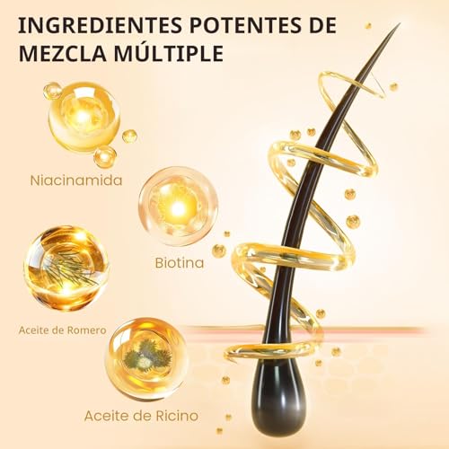Hair Growth Serum Spray for Men/Women, Accelerate Hair Growth, Prevent Hair Loss, with Biotin & Rosemary for Hair Growth Oil