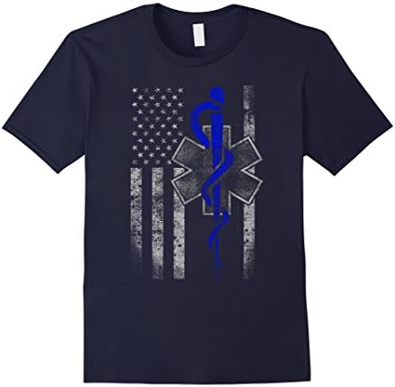 Men's EMT / First Responder Flag Small Navy