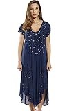 Riviera Sun 21600-DARKDENIM-XL Dress/Dresses For Women