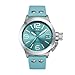 TW Steel Canteen Turquoise Dial Turquoise Silicone Mens Watch TW525