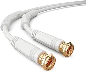 HB-DIGITAL 20m HDTV SAT Anschlusskabel F-Stecker auf F-Stecker