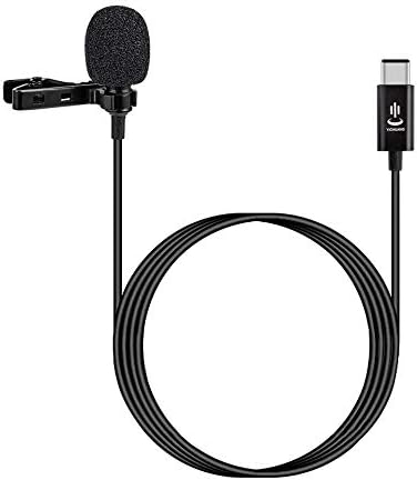 YICHUANG YC-LM10 1.5m USB-C Plug Type-C Phone Audio Video Recording Lavalier Condenser Microphone for Huawei Sumsang Xiaomi vivo Oppo Phone Type C