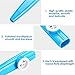 Blulu 24 Pieces Plastic Kazoos 8 Colorful Kazoo Musical Instrument, Good Companion for Guitar, Ukulele, Violin, Piano Keyboard, Gift for Christmas Gifts Party Favors