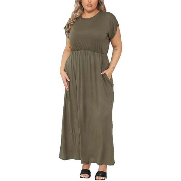 Ponmsva Vestido Largo Sin Mangas Para Mujer, Elegante