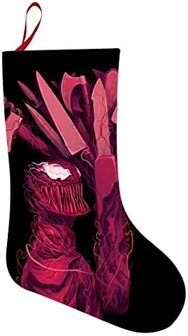 C-omi'c Carn-age 3d Cartoon High Christmas Gift Hosiery For Men