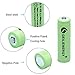 BAOBIAN AA 600mAh 1.2V NiMH Rechargeable Batteries for Solar Light,Solar Lamp,Garden Lights Green(8 PCS)