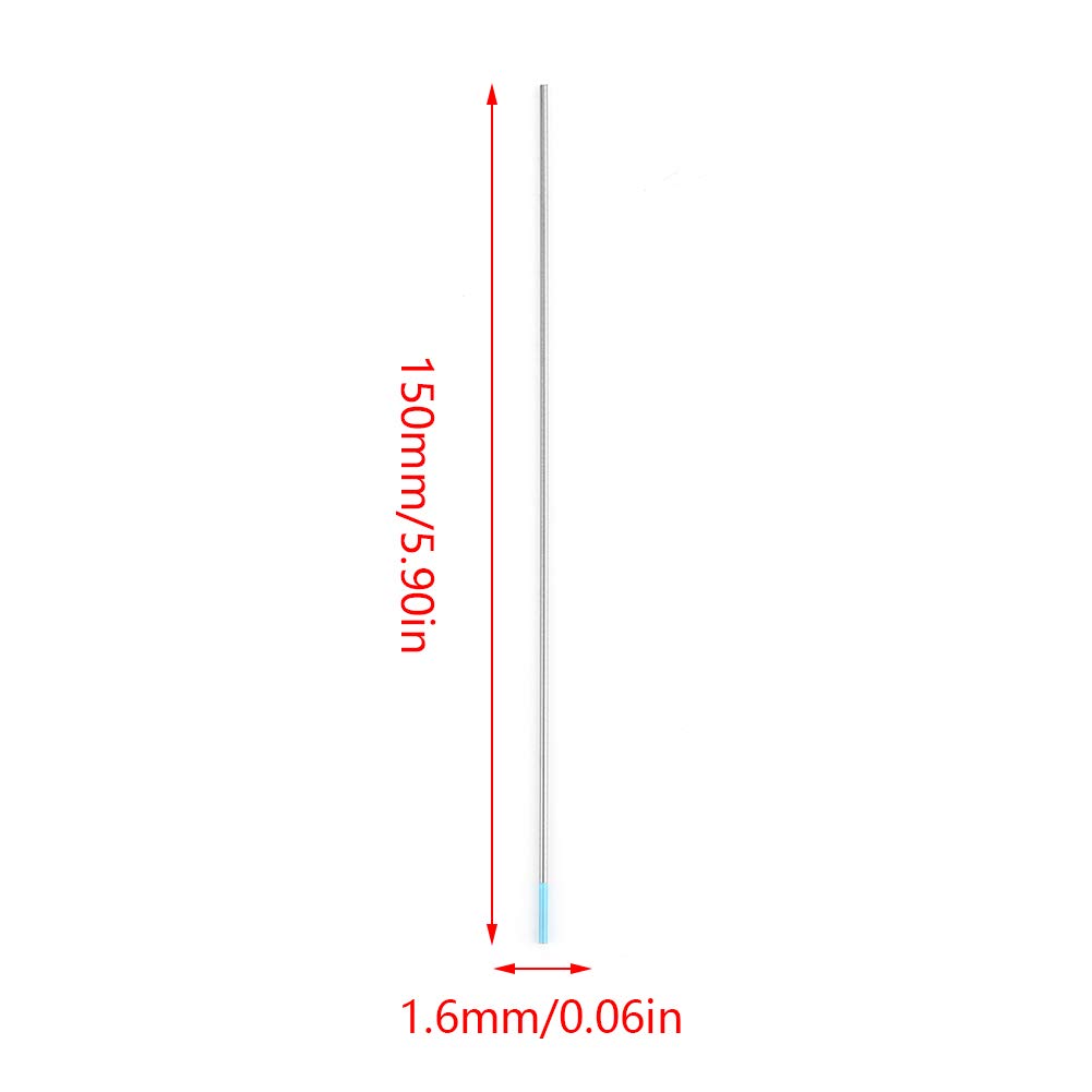 10pcs /box Premium WL20 Tungsten TIG Welding Tungsten Electrode Rod 2.0% Lanthanated for Welding Machine (1.6mm*150mm) - Image 4