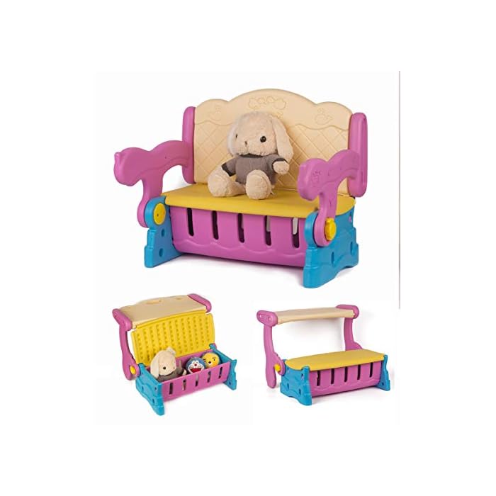 Buy Dorryus MultiFunction Plastic Portable Stool Chair & Desk Set w