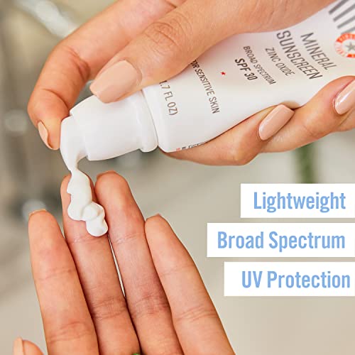 First Aid Beauty Mineral Sunscreen Zinc Oxide, Broad Spectrum, SPF 30