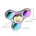 ATESSON Fidget Spinner Metal Hand Spinner, Mini Sized Tri-Spinner Colorful Stainless Steel Removable Bearing, Cool EDC Spinners High Speed 3-5 min Spins Time with 1 Screwdriver and 1 Extra Bearing