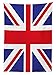 Ambesonne Union Jack Outdoor Tablecloth, Classic Traditional Flag United Kingdom Modern British Loyalty, Decorative Washable Picnic Table Cloth, 58
