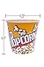 Juvale Popcorn Buckets/Popcorn Tub Containers - 6 Pack - Small, Medium, Large Sizes