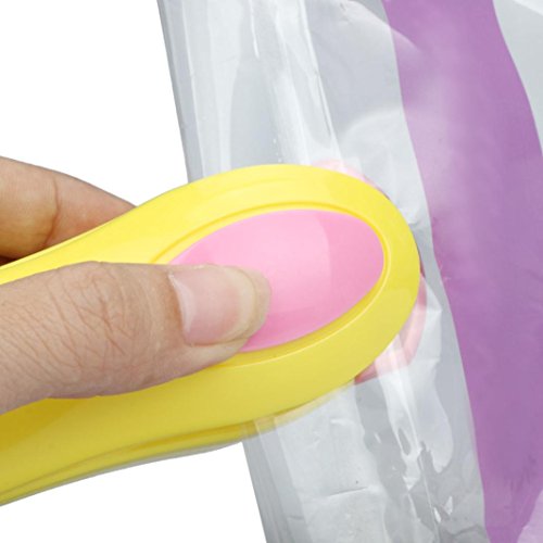 Hotsale! Voberry Bag Heat Sealer,Portable Mini Heat Sealing Machine Impulse Sealer Seal Packing Plastic Bag Kit for Food Saver (Yellow)