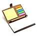 Baikecare Multi-Function Sticky Notes Flag Set Kraft Paper Notebook Personalized Notepads Include 2 Pens, 2 Packs