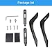 Loutytuo TV Stand Table Top Mount Legs Only for Mounting Hole Distance 20-55mm (Fit Most 32