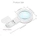 Magnifying Glass with Light, Gemwon Large 30X Lighted Magnifier, Handheld & LED Illuminated, Premium Magnify Glass for Reading, Jewelry, Fire Starting, Macular Degeneration