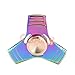 【2017 Upgraded】Colorful Triangle Spinner and Double Fidget Spinner Metal Material New Style EDC Hand Fidget Spinner for High Speed Relieving ADHD, OCD, Anxiety (Rainbow Regular 3)