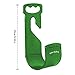 Yardsky Green Garden Hose Holder Wall Mount Durble Hanger Plastic Hook for Expandable Water Hose (Pack of 2)