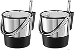 Oggi Double-Wall Stainless Steel/Black Insulated