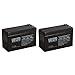 12V 7AH Sealed Lead Acid SLA Battery for RAZOR Scooter 2PK