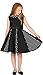 BlackButterfly Kids 'Alexia' Vintage Polka Dot 50's Girls Dress (Black, 11-12 yrs)