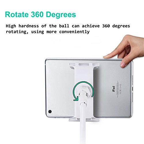 image for GloryBear Cell Phone Tablet Stand Holder Clip with Grip Flexible Long 