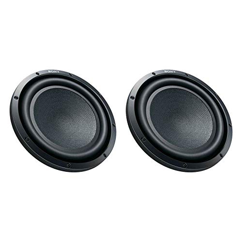 Sony GS Series 12" 2000W 4-Ohm Single Voice Coil Audio Power Subwoofer (2 Pack)