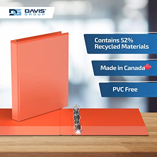 EasyView Premium 1Inch Binders with ClearView Covers, 3Ring Binders