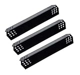 Hyco Heat Plate Replacement for Select Grill Master and Uberhaus Gas Grill Models, hyJ737A (3-pack, Porcelain Steel)