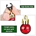 Gejoy 36 Pieces Christmas Beard Bells Colorful Beard Decorations Facial Ornaments Hair Baubles, 4 Colors